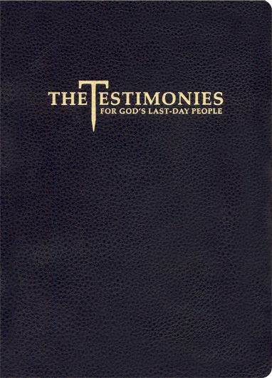 Testimonies for the Church vol 1-9 (Genuine Leather, Black)